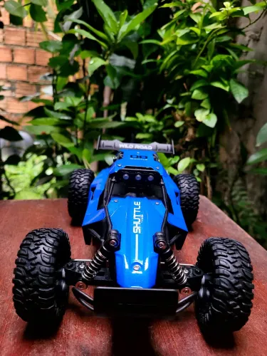 Carrinho de Controle Remoto - Off Road - Azul aceitamos cartão