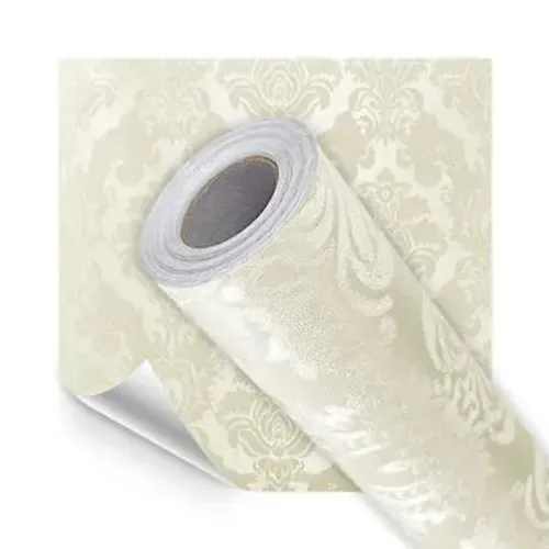 Papel de psrede vinílico texturizado arabesco