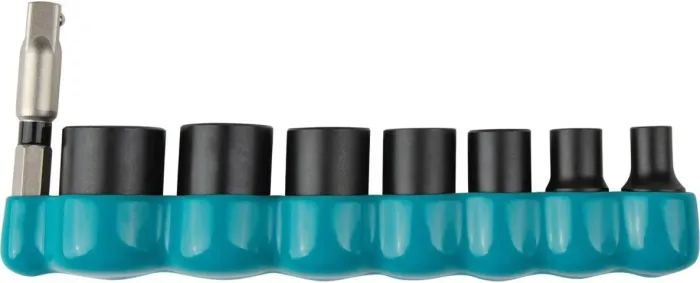 Makita Conjunto de soquetes de impacto E-01703 Impact XPS 8 peças 6 pontos chave de 6 pont