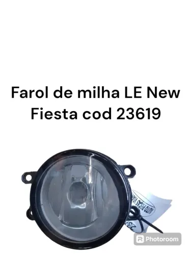 Farol De Milha Lado Esquerdo Ford New Fiesta Cod 23619