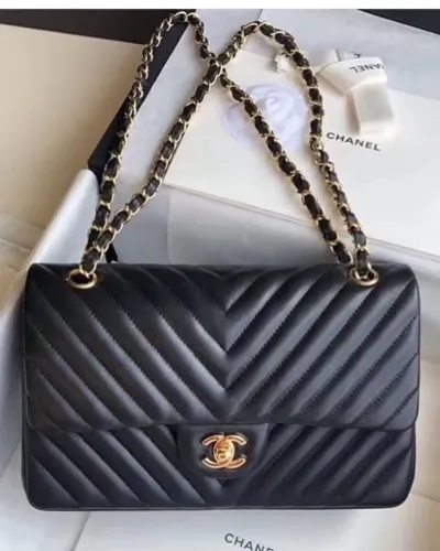 Bolsa Chanel Matelassê Chevron Clássica Original