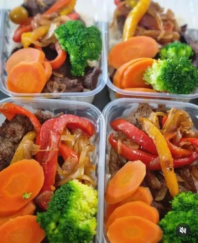Kit de refeições saudáveis e saborosas