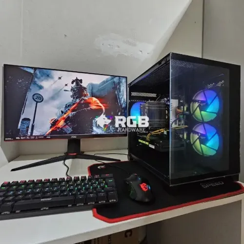 Pc Gamer Completo - Ryzen 5 5600 + RTX 3060 12GB + RAM 16GB + SSD M.2 NVMe 512GB