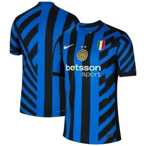 Camisa de futebol Inter de Milão  - Azul e Preto