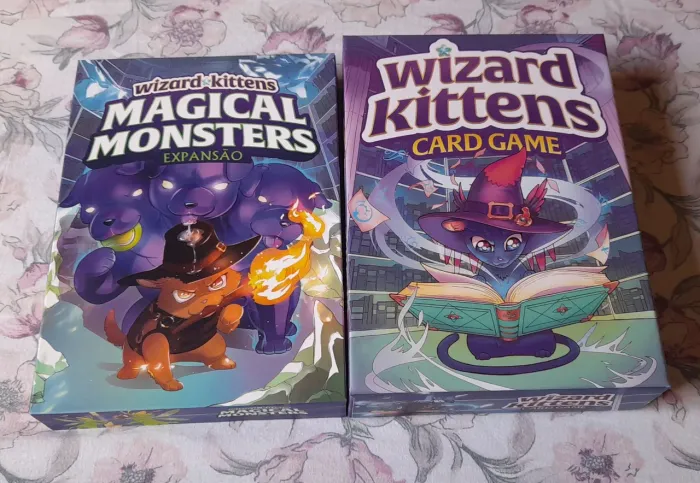Card game - Wizard kittens (+ expansão magical monsters)