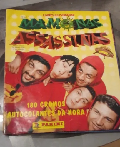 Álbum de figurinhas Panini Mamonas Assassinas (década de 90)