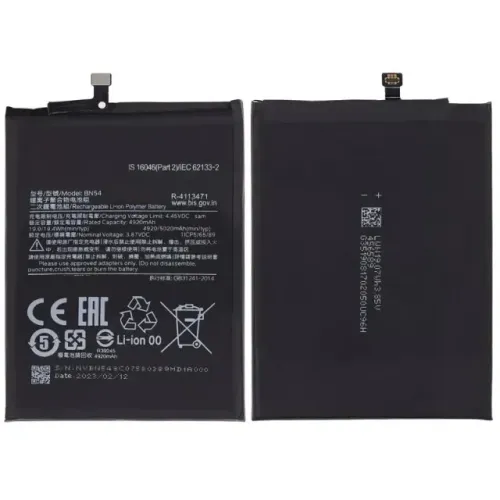 Bateria Xiaomi Redmi Note 9 Redmi 9 Redmi 10X Bn54