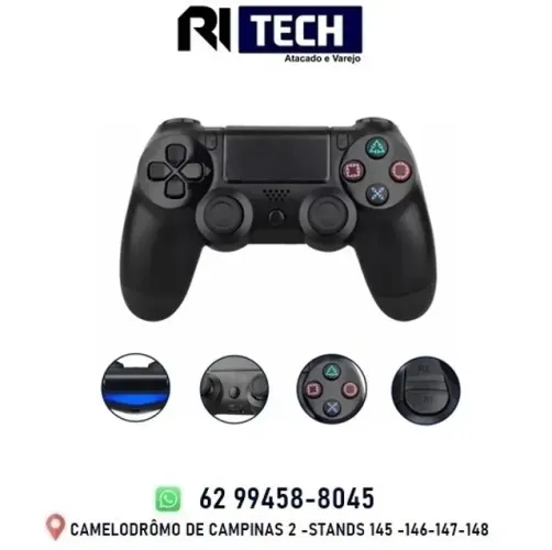Controle Sem Fio PS4 Double Motor Vibration Wireless