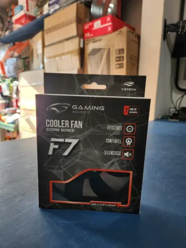 FAN F7 -100BK PRETO C3TECH FRETE GRATIS