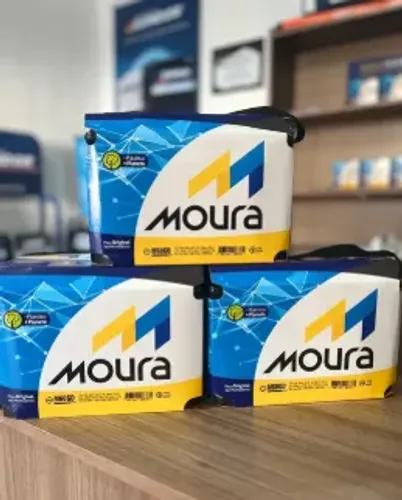 Bateria Automotiva 60Ah Moura - Ideal para Gol, Palio, Onix e Mais