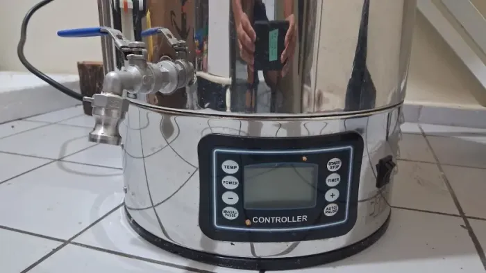 Panela Elétrica Single Vessel de 52 Litros para fazer cerveja