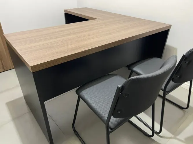 MESA EM L MALAGA 1.50x1.60 - LOJA IKONMIXOFFICE