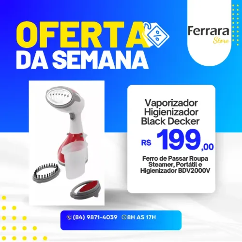 Vaporizador Portátil Black+decker 220v