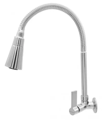 Torneira de Cozinha Flexível Cromada