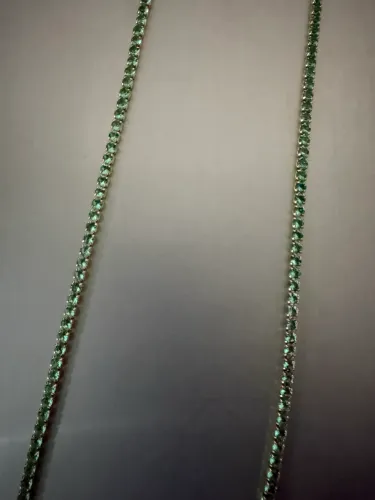 Colar riviera verde luxuosa 
