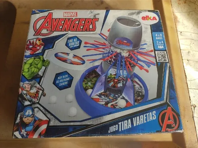 Jogo Tira Varetas Marvel Avengers Elka NOVO