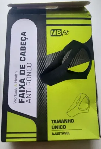 Faixa de cabeça anti ronco