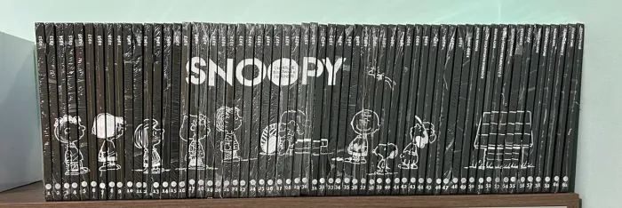 Coleção Completa de Livros Planeta DeAgostini Peanuts Snoopy com 61 Volumes