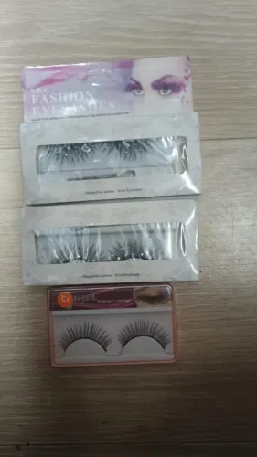 Cílios Postiços 2 com Strass e 1 sem Strass - NOVOS