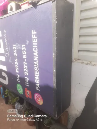 Placa de ferro para propaganda 