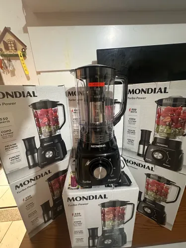 LIQUIDIFICADOR MONDIAL 3 VELOCIDADES COM FILTRO
