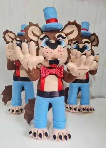Lobo Mau . Chapeuzinho vermelho feltro