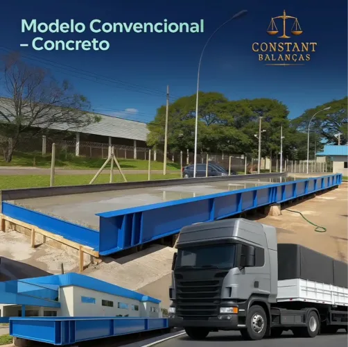 Balança Rodoviária de Concreto - 40 Toneladas 9 metros