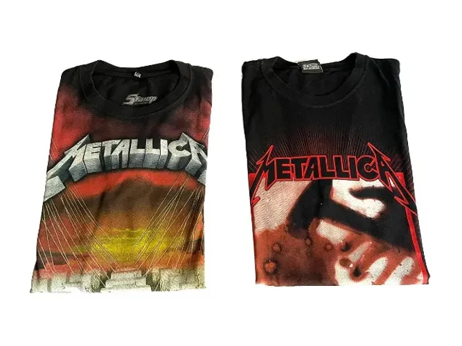 2 camisetas Metallica - Kill em all e Master Of Puppets - Novas GG