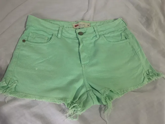 Short feminino Pool Jeans Colors - tamanho 38