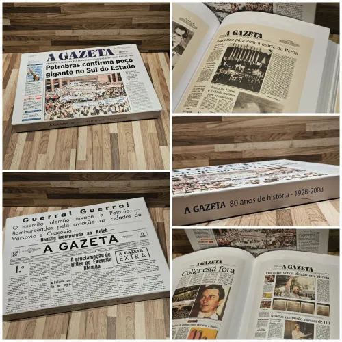A GAZETA 80 anos de história (Raridade)