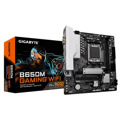 PLACA MÃE GIGABYTE B650M GAMING WIFI, AMD AM5, BLUETOOTH, DDR5, Atualizada, Nova, Lacrada