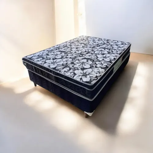 Cama Unibox de Casal com Colchão Ortopédico
