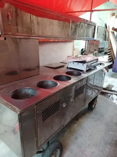 Carrinho de lanches completo - ideal para seu negócio!