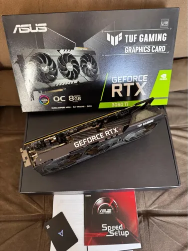 RTX 3060ti ASUS TUFF 8GB impecável