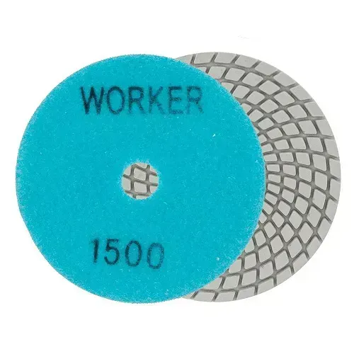 Lixa D'água 1500 Diamantada com Velcro Worker
