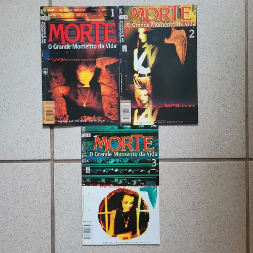 Morte O Grande Momento da Vida - Neil Gaiman - Mini-série em 3 edições DC Vertigo