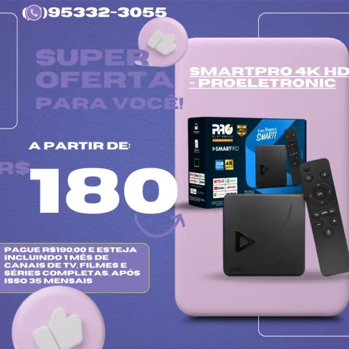 Smartpro 4k HD - Super Oferta!
