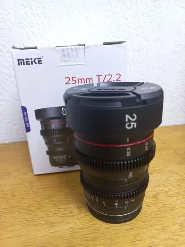 Lente Meike 25mm t2.2 | lente de cinema