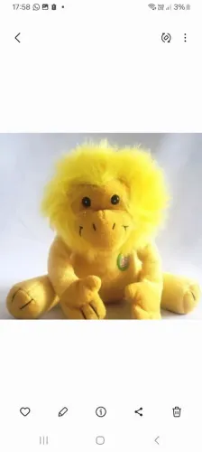 Bicho de Pelúcia Mico Leão dourado .
