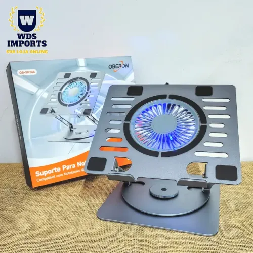 Mesa Suporte Notebook Alumínio 360º 10 a 17 polegadas