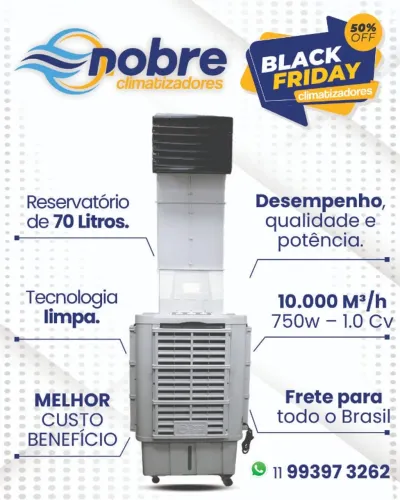 Climatizador Semi Industrial NC-70t -220V - 10.000m³/h - Portatíl