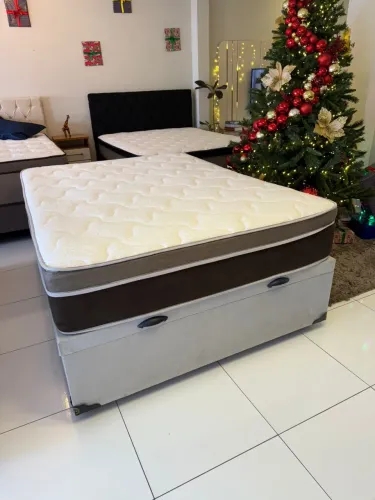 Cama Box Casal - ENTREGO!!