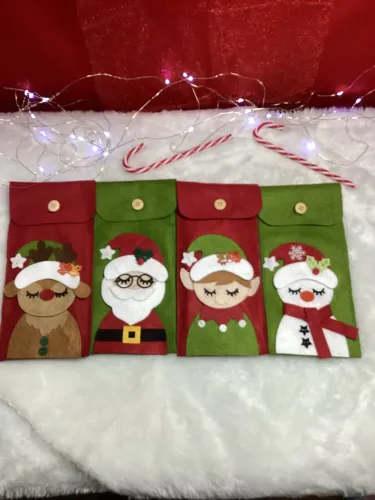 Kit de 4 Portas Barra Chocolate em feltro