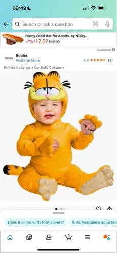 Fantasia Garfield última peça