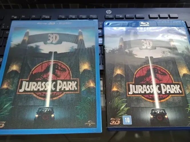 Jurassic Park Blu-Ray 3D + Jurassic Park Blu-Ray Mídia Física