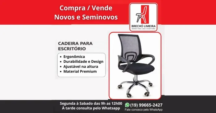 Móveis cadeira semi novas Limeira 