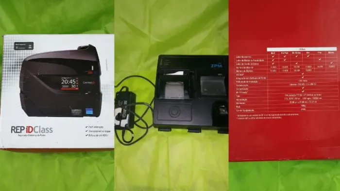 Relógio de Ponto EletrônicoZPMLite + Fonte -NoEstado