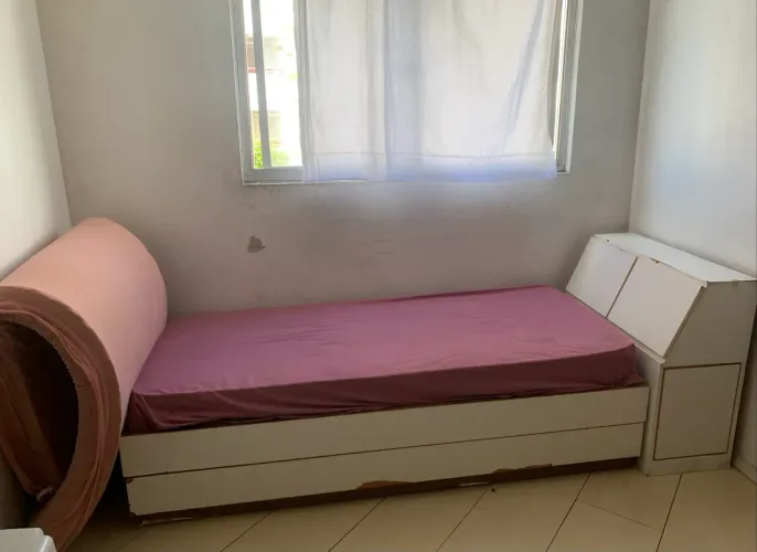 Cama-Bicama Com colchão Ortopédico Lençol não acompanha 