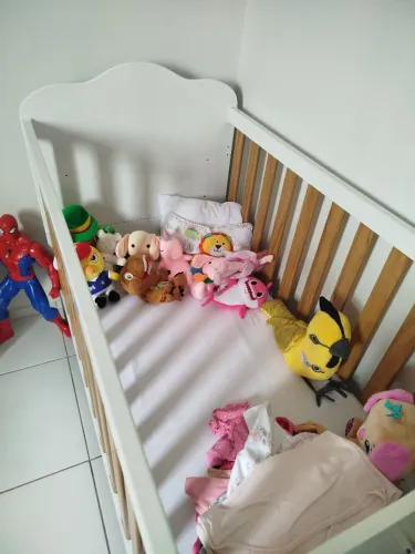 Kit berço, cômoda e guarda roupa infantil