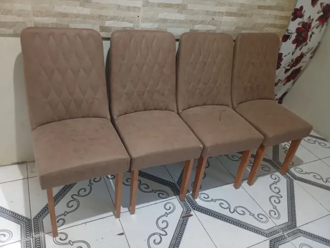 Mesa tampo de vidro